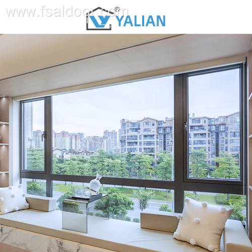 Modern Style Commercial Casement Windows Double Glazing